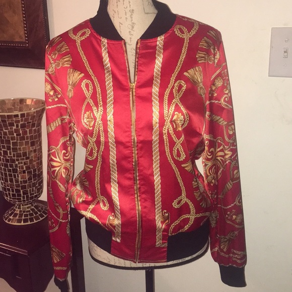 WD.NY Jackets & Blazers - Red and Gold Rope Jacket by WD NY